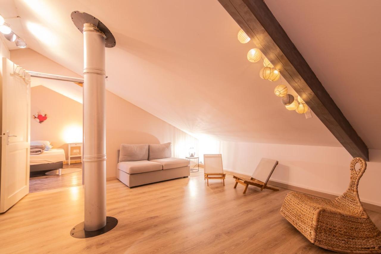 Les Marmottes Pour 12 Avec Bain Nordique Privatif Villa Camous Exterior photo
